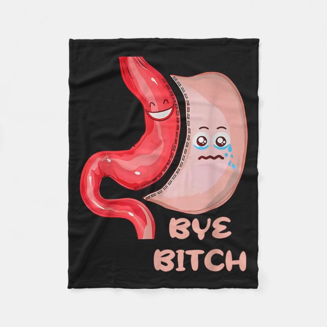 Manta Polar Bye Funny Gastric Sleeve Surgery Stomach  (Anverso)