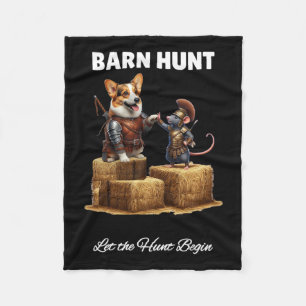 Manta Polar Byrn Hunt Lover - Rata Guerrera Y Perro Corgi