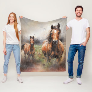 Manta Polar Caballo