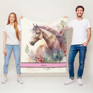 Manta Polar Caballo acuático elegante