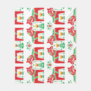 Manta Polar Caballo de dala sueco: Arte popular