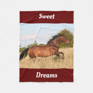 Manta Polar Caballo de Dulces Sueños