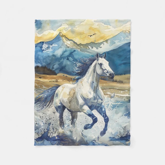 Manta Polar Caballo de Montaña (Anverso)