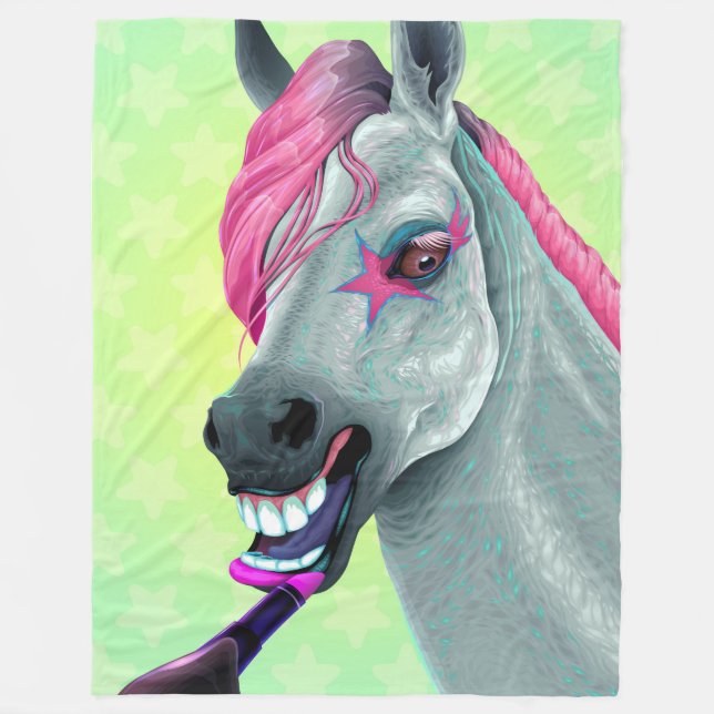 Manta Polar Caballo Guay Rockstar (Anverso)