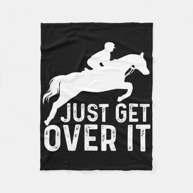 Manta Polar Caballo inglés montando caza Chica de jumper (Anverso)