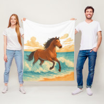 Caballo Majestuoso Elevándose del Poder y la Liber