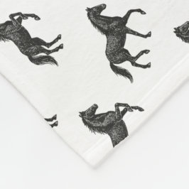 Manta Polar Caballos