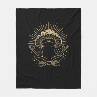 Manta Polar Cabaña de rana y minimalismo  Estética Goblincore