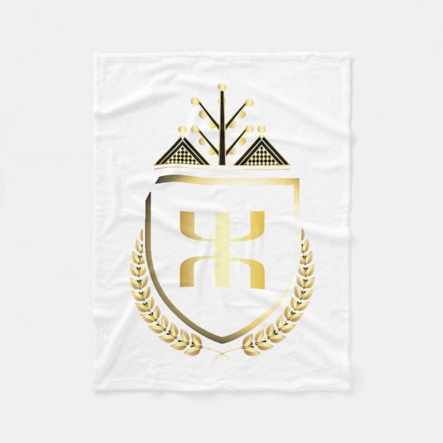 Manta Polar Cabila dorado (Anverso)