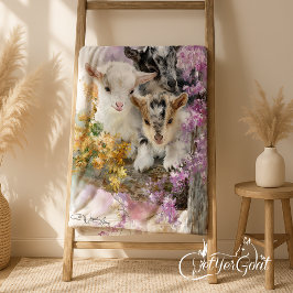 Manta Polar Cabras bebés en el oliage de otoño 7