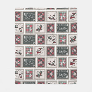 Manta Polar Cacahuetes   Antiguo Patrón De Modas De Sleigh Rid