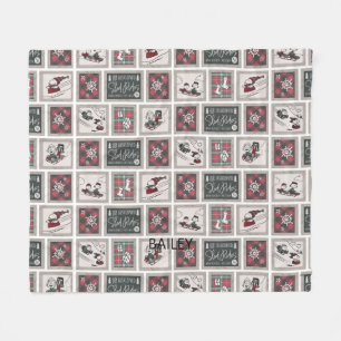 Manta Polar Cacahuetes   Antiguo Patrón De Modas De Sleigh Rid