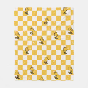 Manta Polar Cacahuetes Bandera de Woodstock Check
