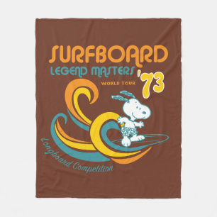 Manta Polar Cacahuetes   Concurso Snoopy Surfboard Longboard