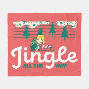 Manta Polar Cacahuetes   Jingle All Way