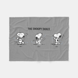 Manta Polar Cacahuetes   La danza Snoopy