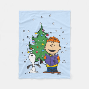 Manta Polar Cacahuetes Navidades Caroling
