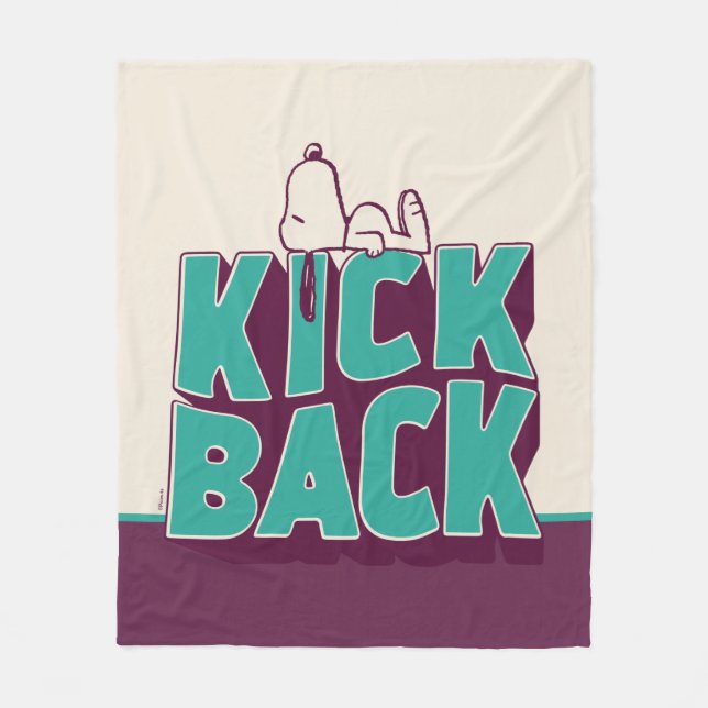 Manta Polar Cacahuetes | Snoopy Kickback (Anverso)