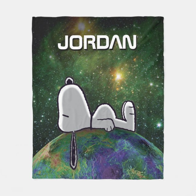 Manta Polar Cacahuetes | Snoopy Spacing Out (Anverso)