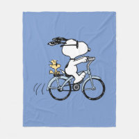 Cacahuetes | Snoopy y Woodstock en bicicleta