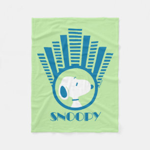 Manta Polar Cacahuetes   Sueños de Deco Azul Snoopy