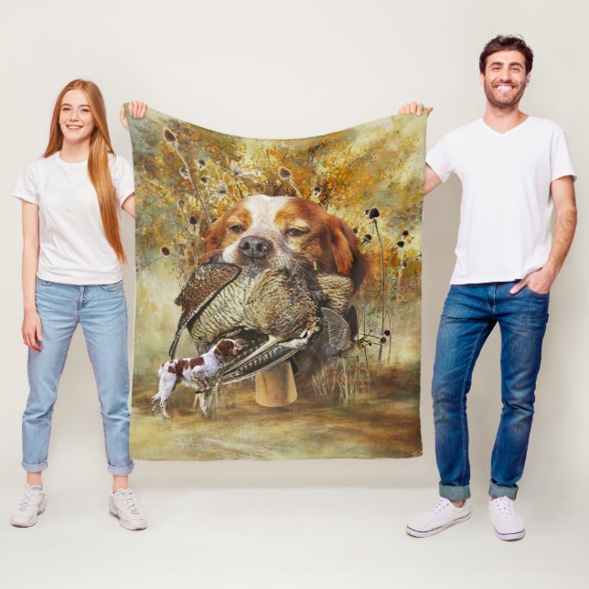 Manta Polar Cacería de Woodcock con el español británico (In situ)