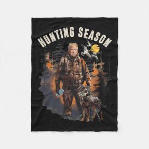 Manta Polar Cacería en temporada de caza Camo Cazando Trump