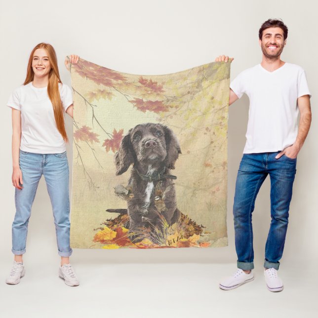 Manta Polar Cachorro de coco de chocolate (In situ)