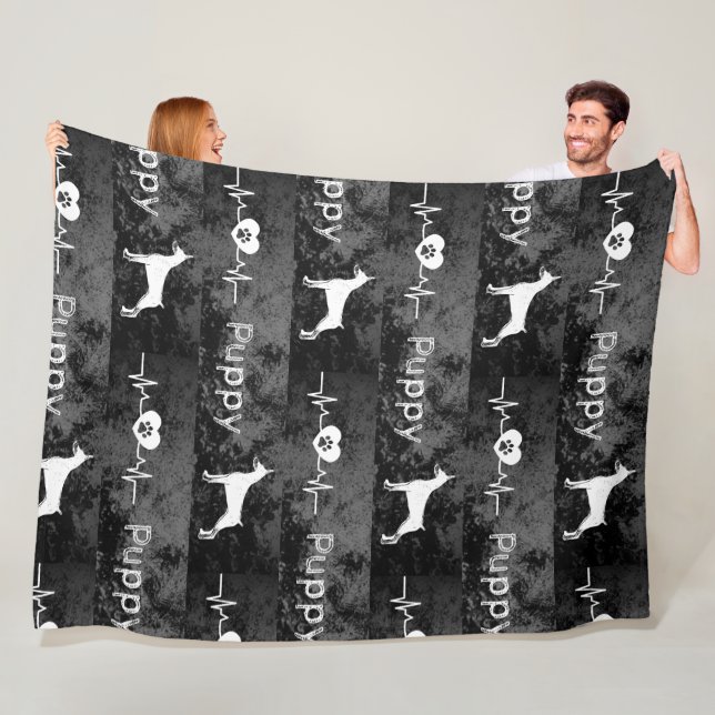 Manta Polar cachorro Dobbie Dog Heart Beat (In situ)