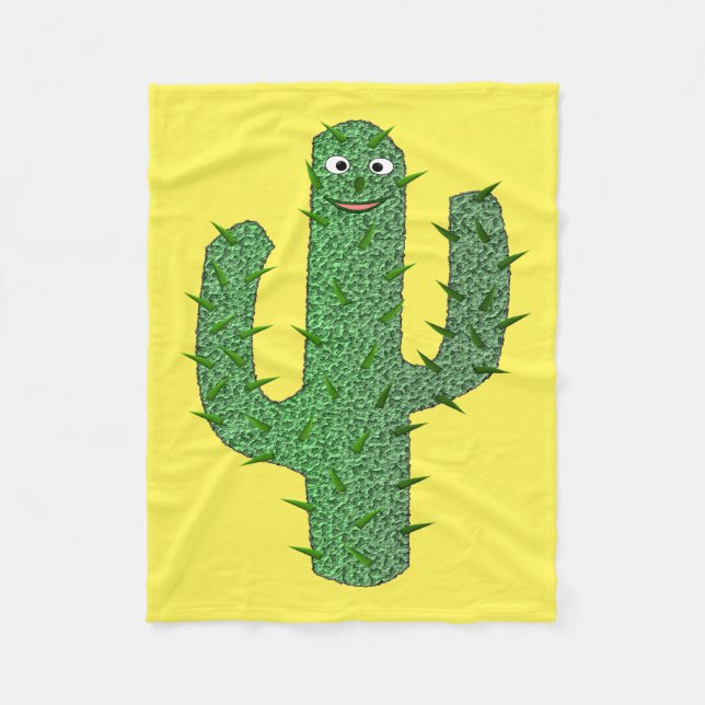 Manta Polar Cactus Happy Day of the Dead (Anverso)