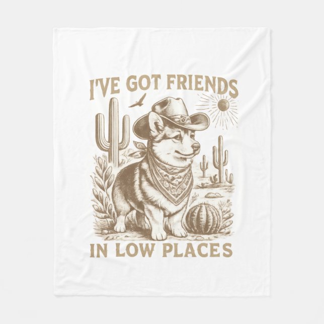 Manta Polar cadeau pour amateur de corgi (Anverso)