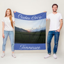 Cades Cove Tennessee Mountains Blanket