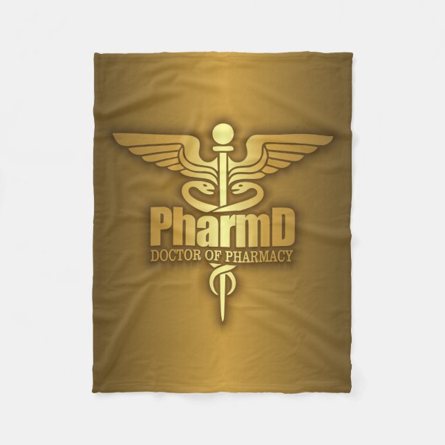 Manta Polar Caduceus de oro (PharmD) (Anverso)