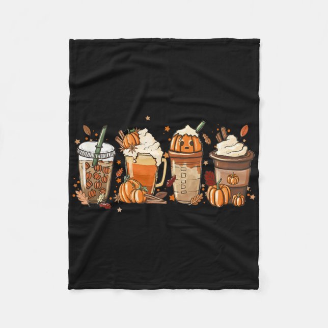 Manta Polar Caer Café Calabaza Spice Latte Iced Cálido Aire Ag (Anverso)