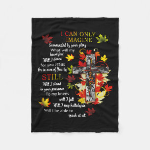 Manta Polar Caer deja cruz a Jesús me imagino cristiano re