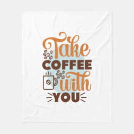 Manta Polar Café Art Toma Café Contigo