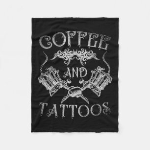 Manta Polar Café Cafetero Artista De Tatuajes Cafeados Y Tatua