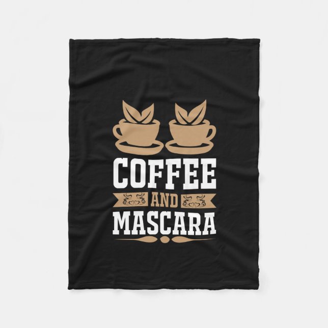 Manta Polar Café De Arte Y Mascara (Anverso)