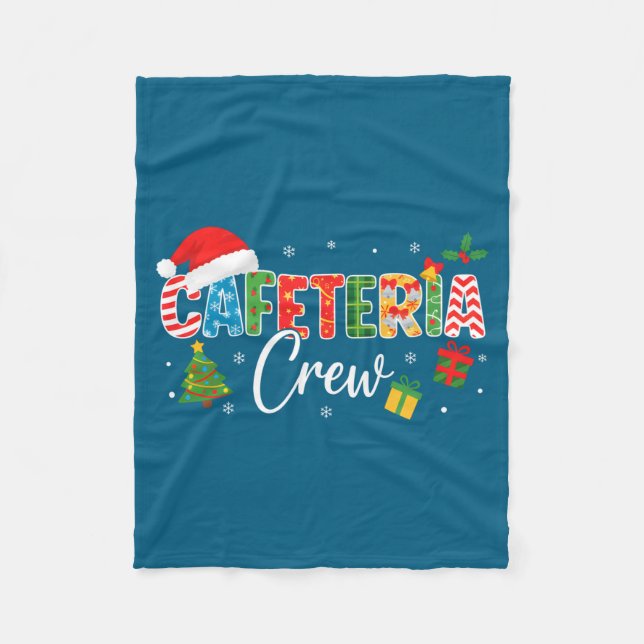 Manta Polar Cafeteria Crew Christmas Holiday School Staff Food (Anverso)
