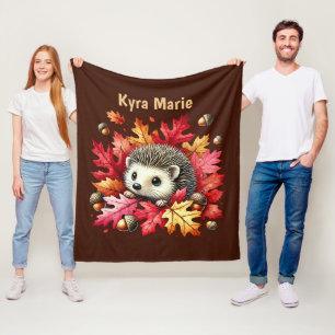 Manta Polar Caída Cuta Hedgehog estacional