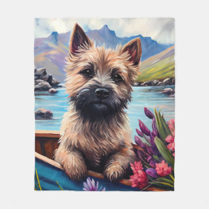 Manta Polar Cairn Terrier en un remo: Una aventura escénica