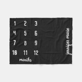 Manta Polar Cajonera de bebé de Chalkboard moderna