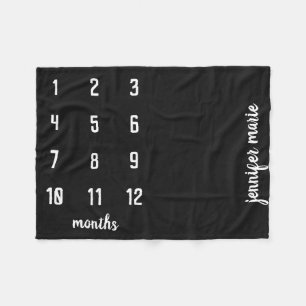 Manta Polar Cajonera de bebé de Chalkboard moderna