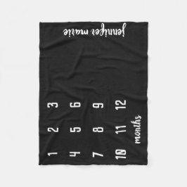 Manta Polar Cajonera de bebé de Chalkboard moderna