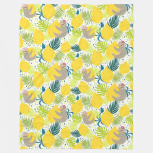 Manta Polar Cajonera de eslóganes tropicales