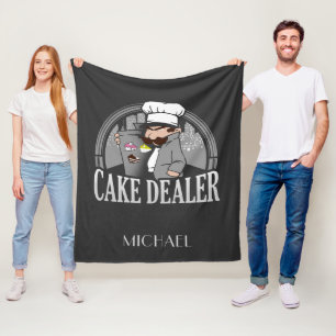 Manta Polar Cake Dealer Funny Bakery Dueño de la mordaza