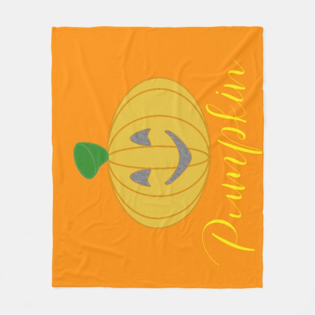 Manta Polar Calabaza (Anverso)