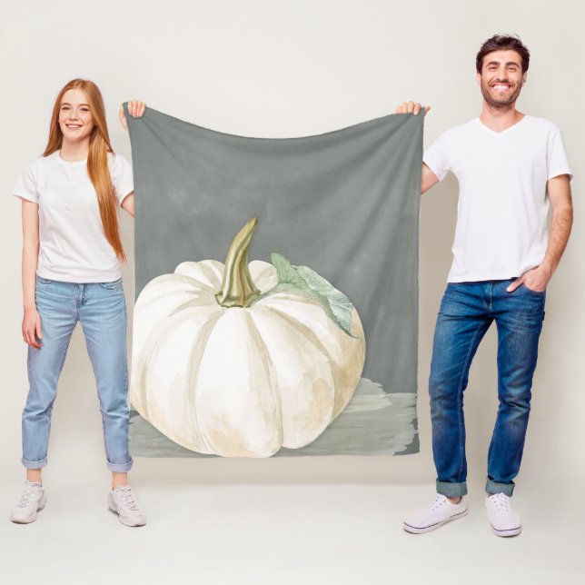 Manta Polar Calabaza blanca caída de granja (In situ)