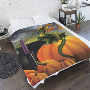 Manta Polar Calabaza Dragon Cauldron Halloween
