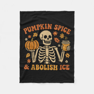 Manta Polar Calabaza Esc Abolir Hielo Antitrup Resiste Otoño H
